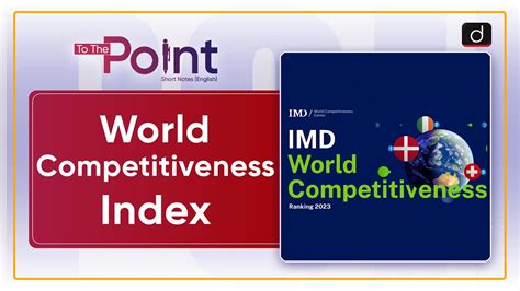 World Competitiveness Index IMD To The Point Drishti IAS English