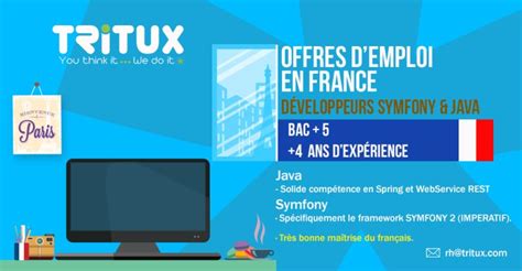 TRITUX RECRUTE Offres D Emploi