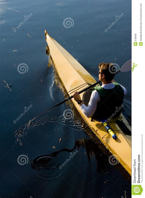 Kayaker editorial photo. Image of activity, canoing, nature - 578946