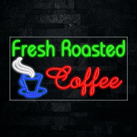 Fresh Roasted Coffee LED Neon Sign 31714 Made In USA Walmart