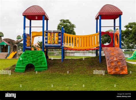 Colorful Playground Thailand Stock Photo Alamy