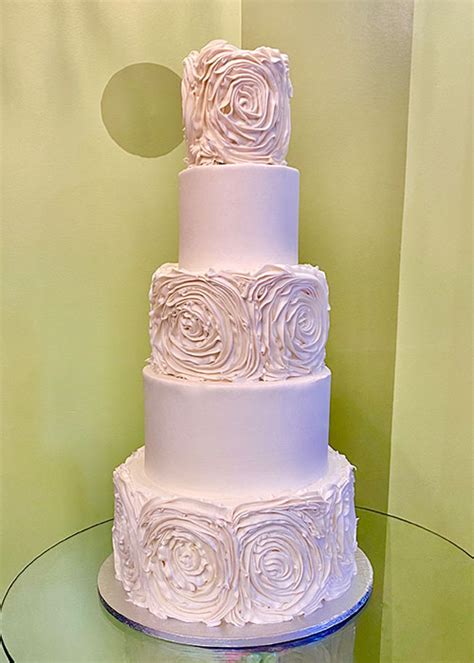 Rosette Wedding Cake