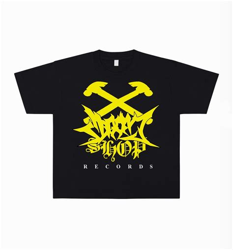 SHIRT : Yellow Logo | DOOMSHOP RECORDS