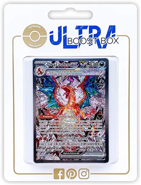 Dracaufeu Ex 223197 Alternative Pokémon Gallery Teracristal Secrète Ultraboost X Écarlate Et