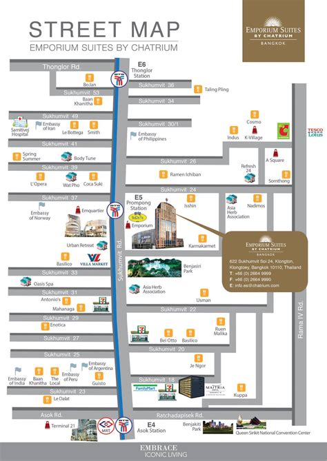 Check Out This Street Map Emporium Suites By Chatrium
