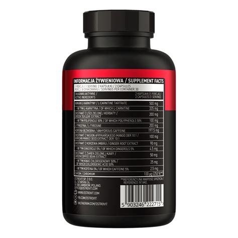 Ostrovit Fat Burner Women Изгаряне на Мазнини 60 капс