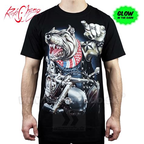 Tričko Pitbull Free Rider Rock Chang GR762 T Shirt Commando sk