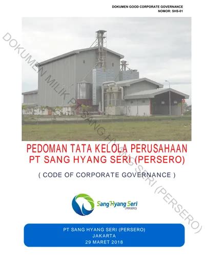 Penutup Dokumen Milik Pt Sang Hyang Seri Persero