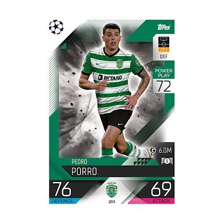 Comprar Trading Card Pedro Porro Sporting CP Match Attax 22 23