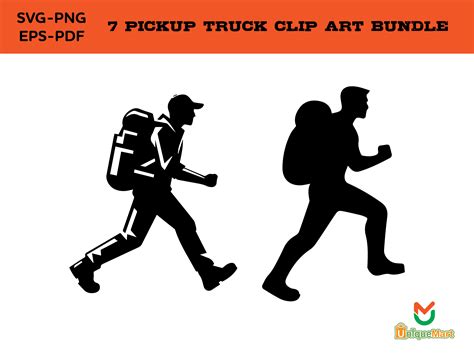 Trailblazers Confident Stride Svg Vector Graphic By Uniquemart