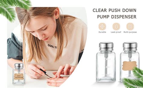 Amazon Muwuzoyt Pcs Oz Ml Clear Push Down Pump Dispenser