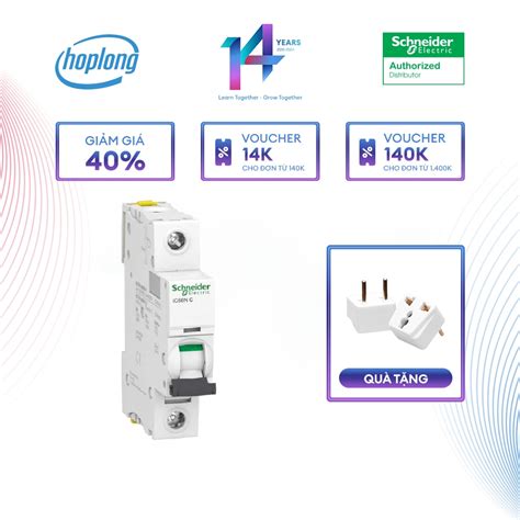 Cầu dao tự động MCB A9F74120 1 pha 20A dòng cắt 6kA series iC60N dòng