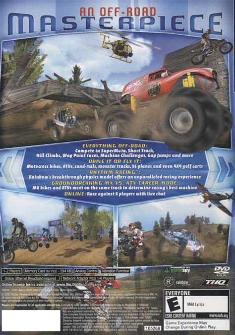 MX Vs ATV Unleashed Sony Playstation 2 Game