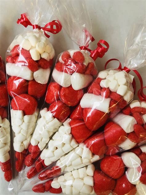 Red And White Sweet Candy Cones Sweets Party Bags Filled Bag Etsy