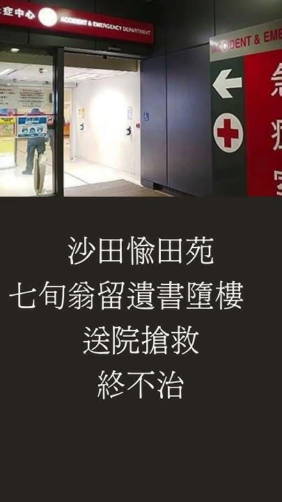 11日凌晨1時33分，沙田銀城街愉田苑保安報案，指一名男子倒臥於上址對開，懷疑他從高處墮下。救護員到場送院搶救被證實死亡。人員經初步調查，相信