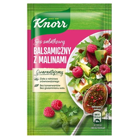 Knorr Sos sałatkowy balsamiczny z malinami 7 5 g Zakupy online z