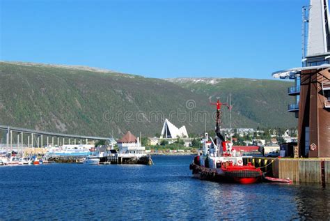 Tromso Bridge In Tromso, Norway Stock Photo - Image of outdoor, harbor ...