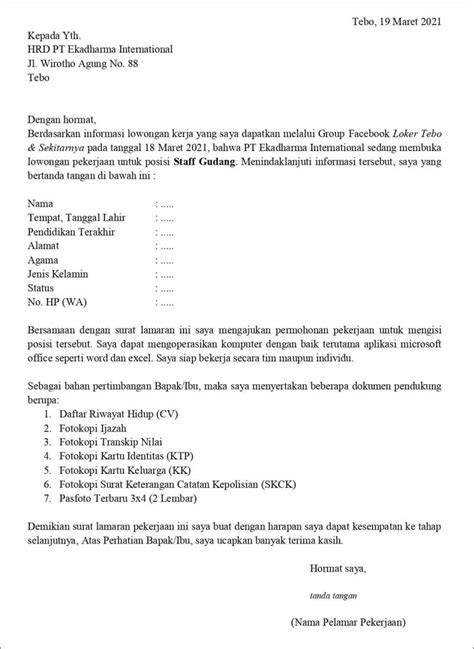 Contoh Cv Fresh Graduate Umum Contoh Surat Resmi