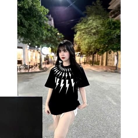 Áo Phông Nam Nữ Neil Barrett In Tia Sét Nhũ Kim Tuyến Cao Cấp Thời Trang Nam Siêu Cấp Hot Trend