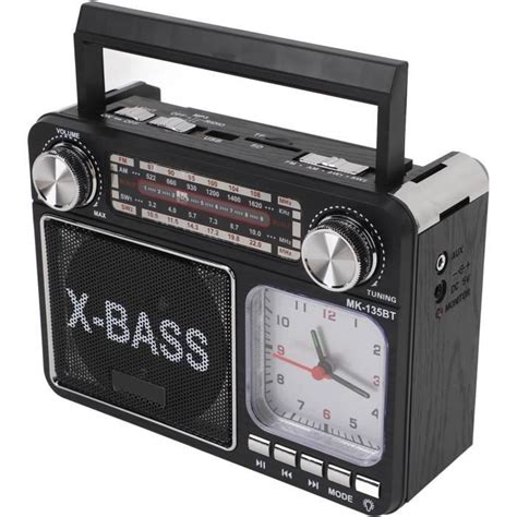 Radio Numérique FM AM SW Worldband Mini Radio FM Portable sans Fil BT