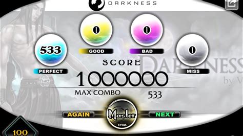 Cytus Chapter 4 Darkness Hard Million Master TP 100 YouTube