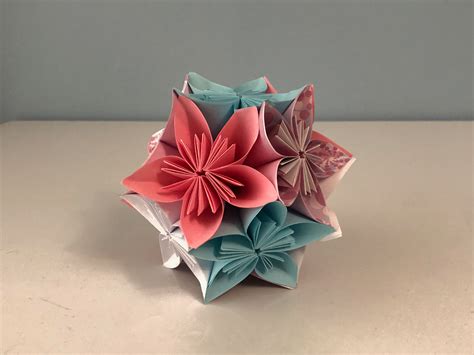 Origami Flower Kusudama Ball