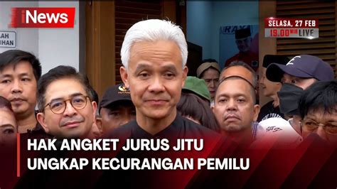 Bukan Cuma Gertakan Parpol Koalisi Ganjar Mahfud Serius Usulkan Hak