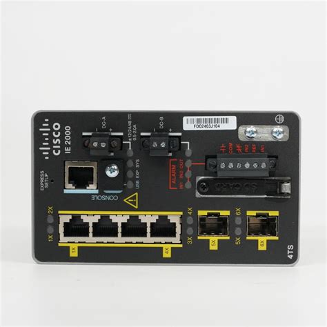 Cisco Ie 2000 Series Industrial Ethernet 4 Port Switch Ie 2000 4ts B