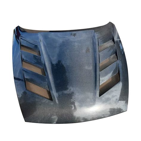 Vented Forged Car Carbon Fiber Fibre Front Engine Bonnet Hood For