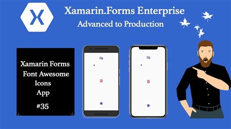 Xamarin Forms Font Awesome Icons Tutorial 35 Youtube