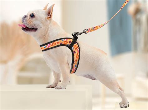 sweet dog harness  small medium large breeds adjustable reflective