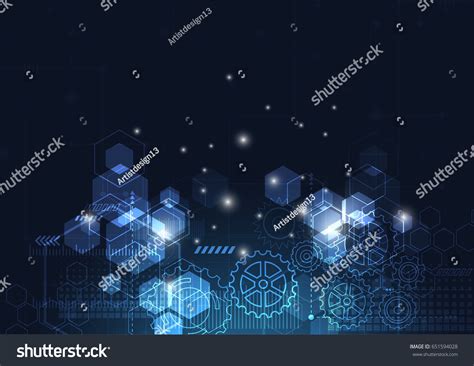 Abstract Technology Communication Design Innovation Concept Stock