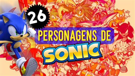 Personagens de Sonic confira quais são os principais