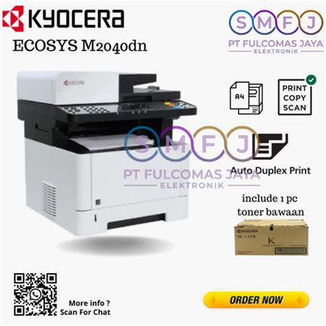 Jual Mesin Fotocopy Kyocera ECOSYS M2040dn Garansi Resmi Toner Bawaan