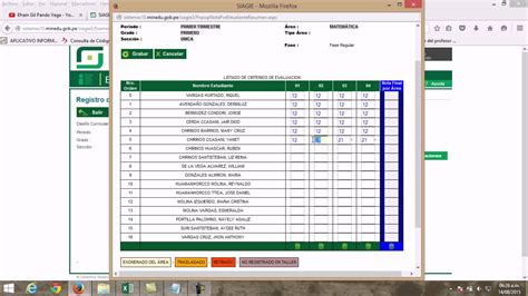 Registro De Calificaciones En Siagie 2015 Youtube