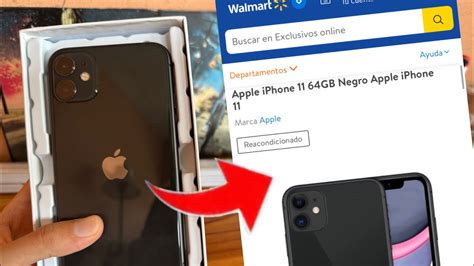 COMPRE UN IPHONE 11 DE WALMART REACONDICIONADO COMO LLEGÓ YouTube