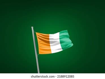 3d Rendering Cote D Ivoire Flag Stock Illustration 2188912085