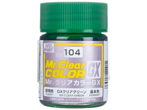 Mrclear Color Gx Gx104 Clear Green 18ml Jix Hobbies