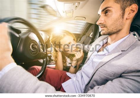 Couple Trying Have Sex Car While Stock Photo 334970870 Shutterstock
