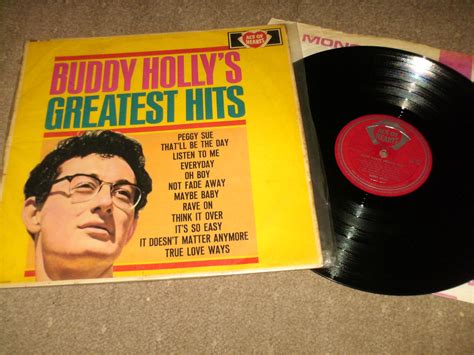 Buddy Holly Buddy Hollys Greatest Hits Vinyl Memories