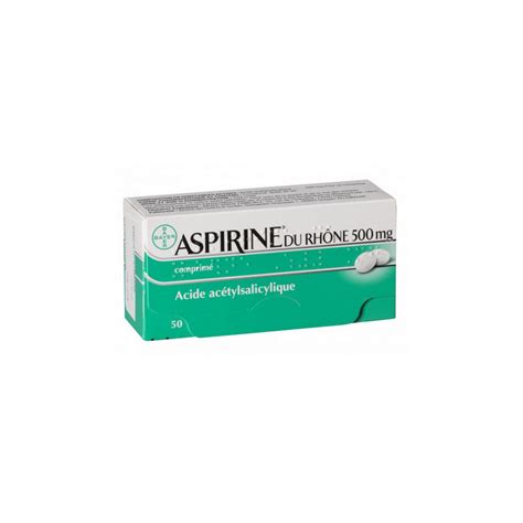 ASPIRINE DU RHONE 500MG 50 COMPRIMES BAYER