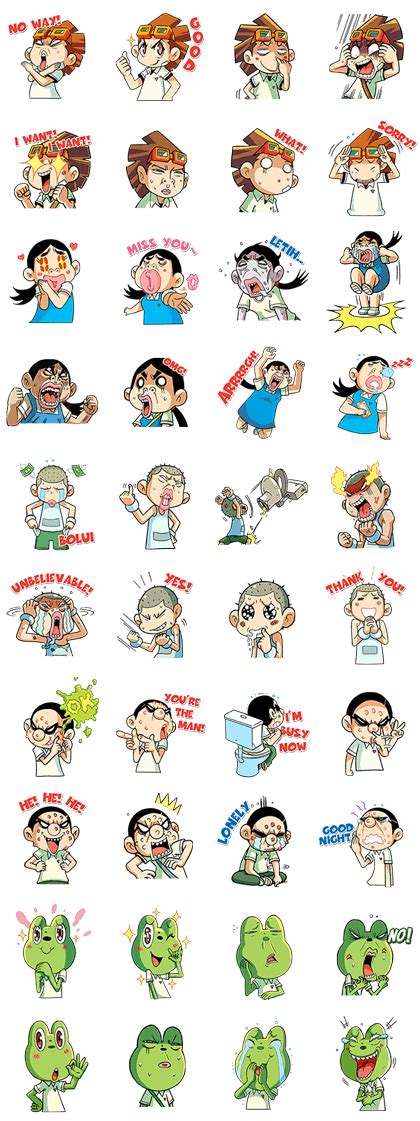 Lawak Kampus Moodz – LINE Stickers