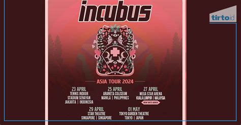 Link Tiket Konser Incubus Jakarta 2024 Dan Daftar Harganya