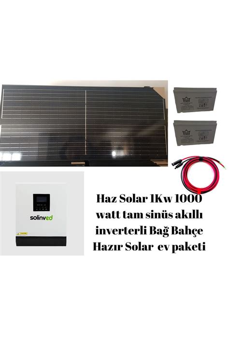 HAZ SOLAR 1000 Watt Taşınabilir Güneş Enerjili Televizyon Aydınlatma