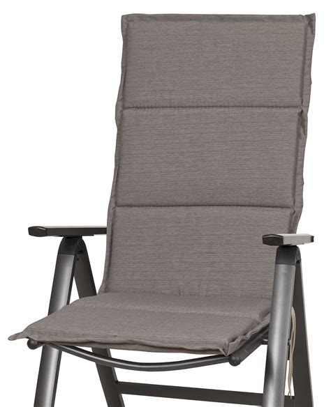 Auflage Hochlehner Elba 50318 625 Taupe 121x50x4 Cm Sun Garden