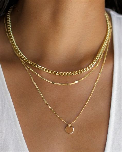 Gold Necklace Jewelry Set