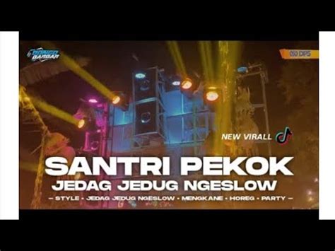 Dj Santri Pekok Jedag Jedug Ngeslow Horeg Party Viral Tik Tok