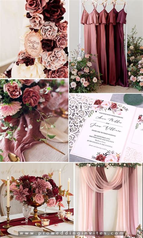 5 Amazing Wedding Color Palettes Inspired By Ewi Floral Invitations