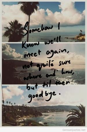 Well Meet Again Quotes QuotesGram