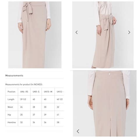 Renie Skirt With Sash In Nude Women S Fashion Muslimah Fashion Bottoms On Carousell